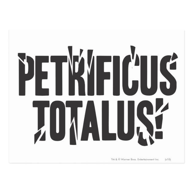 Harry Potter Spell Petrificus Totalus Postcard Zazzle Com   Harry Potter Spell Petrificus Totalus Postcard Rb851fba12406455a9b88212ddb669887 Vgbaq 8byvr 630 