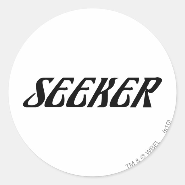 Harry Potter Spell | QUIDDITCH™ Seeker Classic Round Sticker (Front)