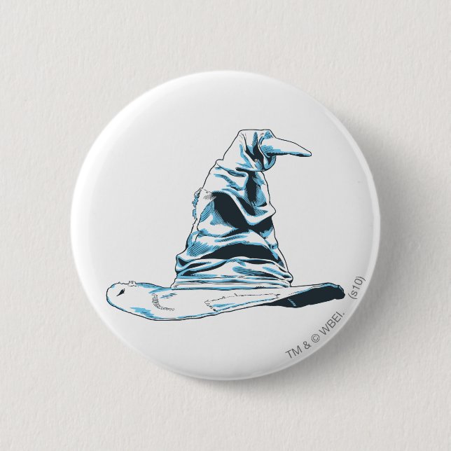 Harry Potter Spell | Sorting Hat Pinback Button (Front)