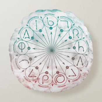 Harry Potter Spell | Spells & Charms Instruction C Round Pillow by harrypotter at Zazzle