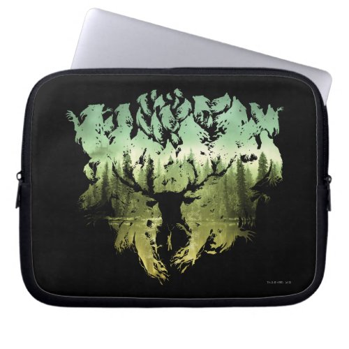 Harry Potter Spell  Stag Patronus Laptop Sleeve