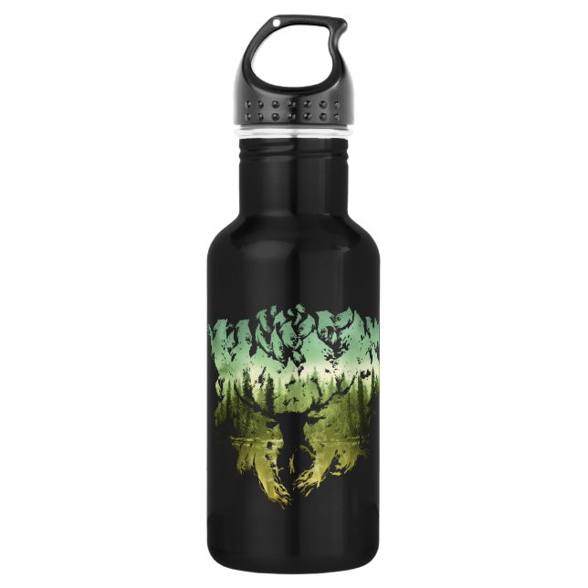 Harry Potter Spell | Stag Patronus Water Bottle (Front)