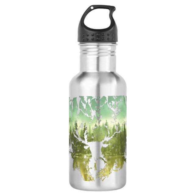 Harry Potter Spell | Stag Patronus Water Bottle (Front)
