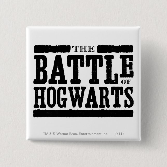 Harry Potter Spell | The Battle of Hogwarts Button (Front)