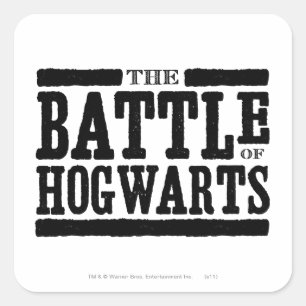 Harry Potter Spell The Battle of Hogwarts Square Sticker