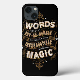 Harry Potter Spell | Words Are Our Most Inexhausti iPhone 13 Case
