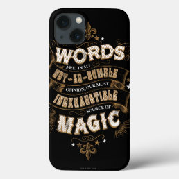 Harry Potter Spell | Words Are Our Most Inexhausti iPhone 13 Case