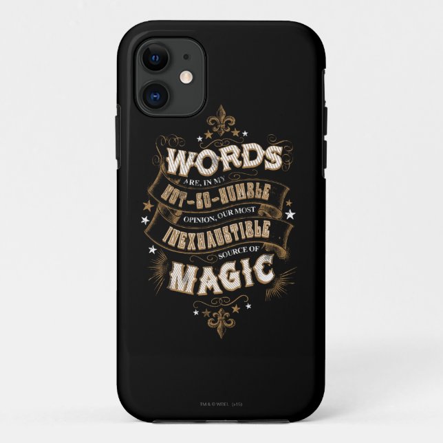 Harry Potter Spell | Words Are Our Most Inexhausti Case-Mate iPhone Case (Back)