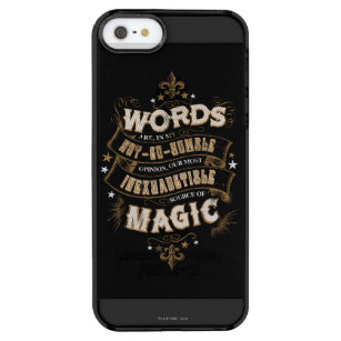Harry Potter Spell   Words Are Our Most Inexhausti Clear iPhone SE/5/5s Case