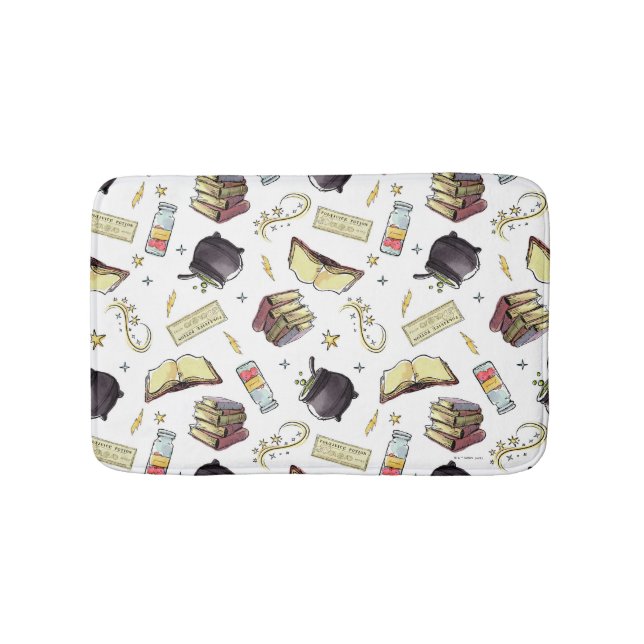 HARRY POTTER™ Spells & Books Pattern Bath Mat (Front)