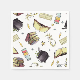 HARRY POTTER™ Spells & Books Pattern Napkins