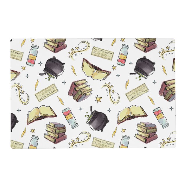 HARRY POTTER™ Spells & Books Pattern Placemat (Front)
