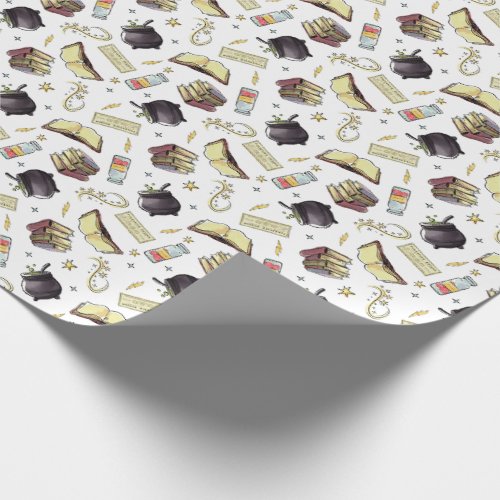 HARRY POTTER Spells  Books Pattern Wrapping Paper