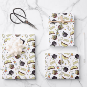 HARRY POTTER™ Spells & Books Pattern Wrapping Paper Sheets