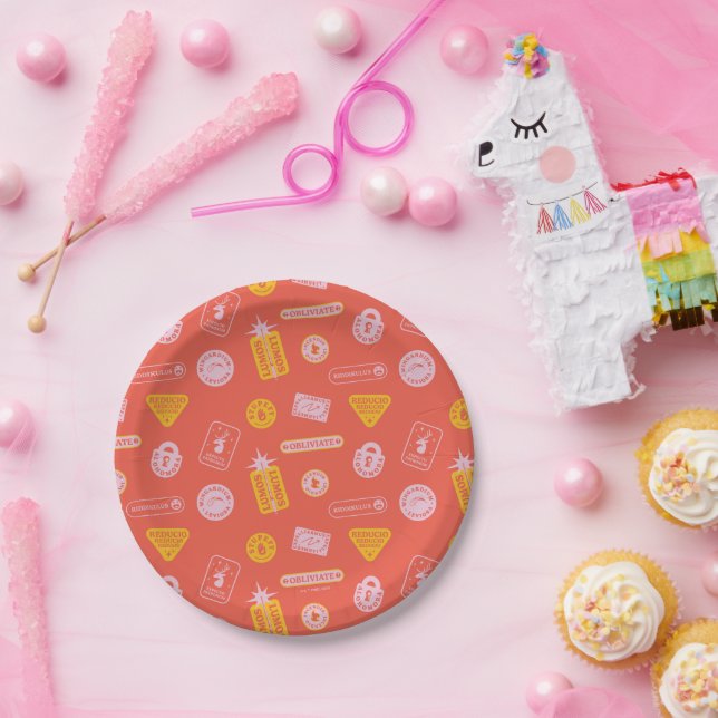 HARRY POTTER™ | Spells Pattern Paper Plates (Party)