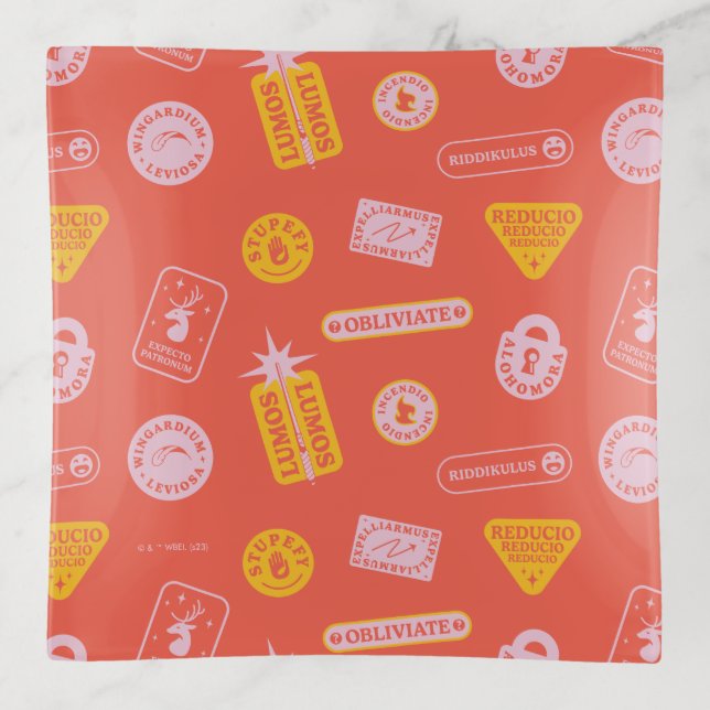 HARRY POTTER™ | Spells Pattern Trinket Tray (Front)