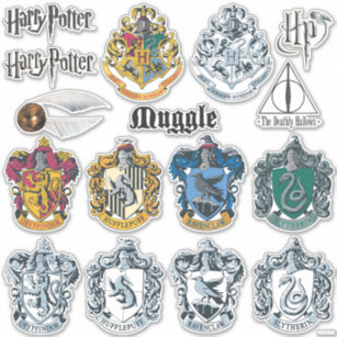 Harry Potter Gadget Decals - 21 Reusable & Waterproof Stickers Brand New