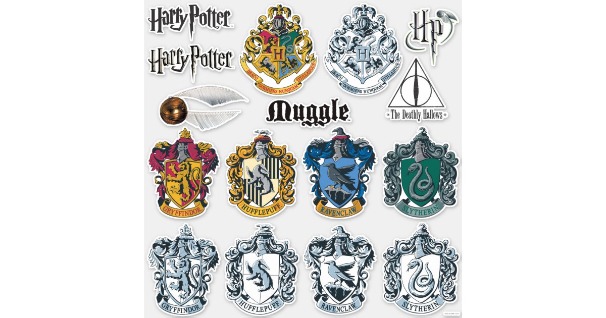 Harry Potter Movie Poster Classic Round Sticker, Zazzle