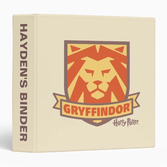 HARRY POTTER™ | Summer Magic GRYFFINDOR™ Crest 3 Ring Binder (Front/Spine)