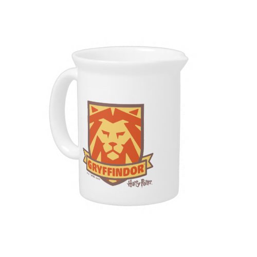 HARRY POTTER  Summer Magic GRYFFINDOR Crest Beverage Pitcher