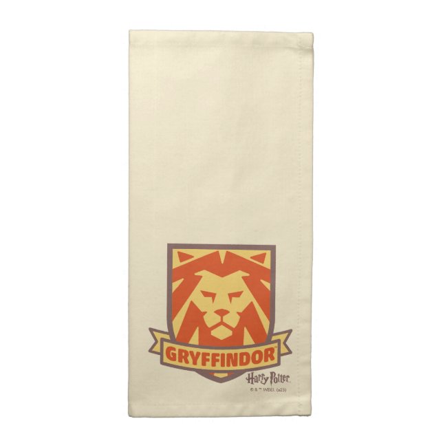 HARRY POTTER™ | Summer Magic GRYFFINDOR™ Crest Cloth Napkin (Half Fold)