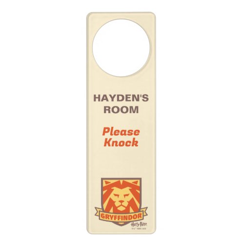 HARRY POTTER  Summer Magic GRYFFINDOR Crest Door Hanger