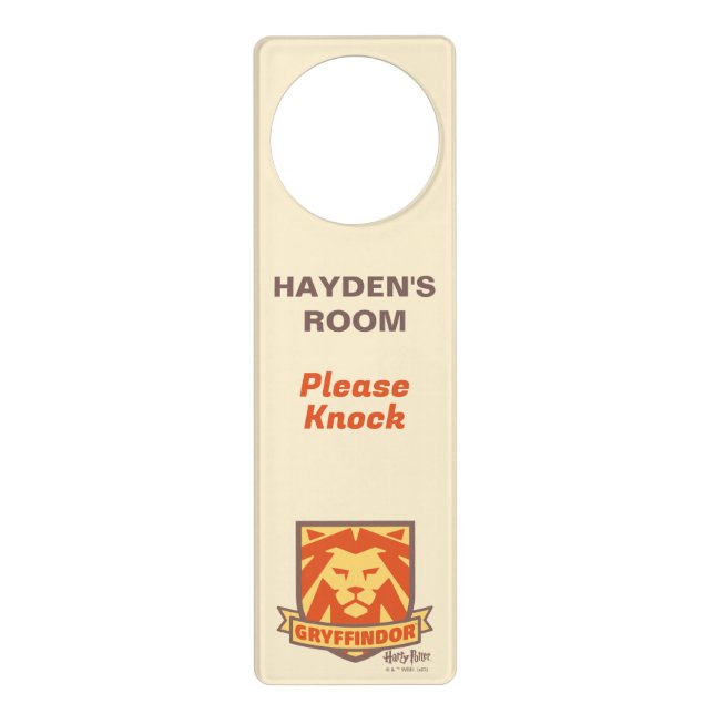 HARRY POTTER™ | Summer Magic GRYFFINDOR™ Crest Door Hanger (Front)