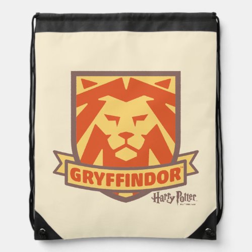 HARRY POTTER  Summer Magic GRYFFINDOR Crest Drawstring Bag