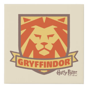 HARRY POTTER™   Summer Magic GRYFFINDOR™ Crest Faux Canvas Print