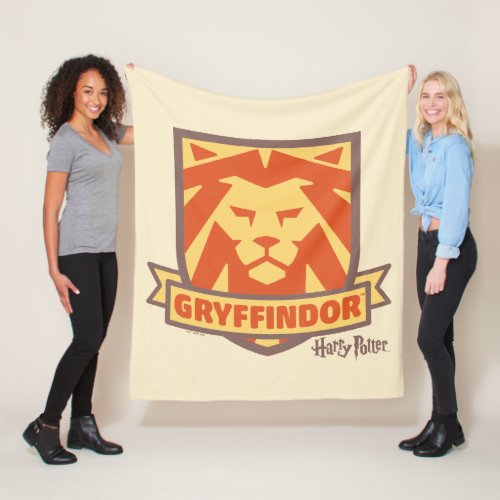 HARRY POTTER  Summer Magic GRYFFINDOR Crest Fleece Blanket