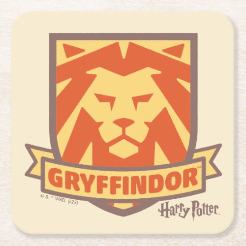 HARRY POTTERâ  Summer Magic GRYFFINDORâ Crest Square Paper Coaster