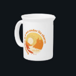 HARRY POTTER™ | Summer Magic HOGWARTS™ Castle Beverage Pitcher<br><div class="desc">Check out this stylized vintage graphic of HOGWARTS™ Castle at sunset,  featuring the words: "Summer's got me under its charm"!</div>