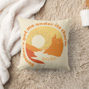 HARRY POTTER™   Summer Magic HOGWARTS™ Castle Throw Pillow