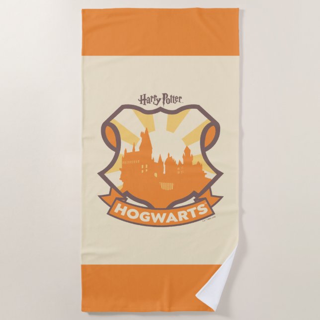 HARRY POTTER™ | Summer Magic HOGWARTS™ Crest Beach Towel (Front)