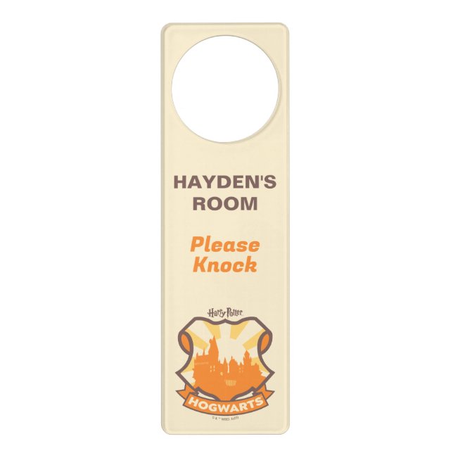 HARRY POTTER™ | Summer Magic HOGWARTS™ Crest Door Hanger (Front)