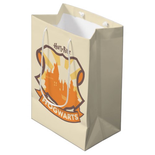 HARRY POTTER  Summer Magic HOGWARTS Crest Medium Gift Bag