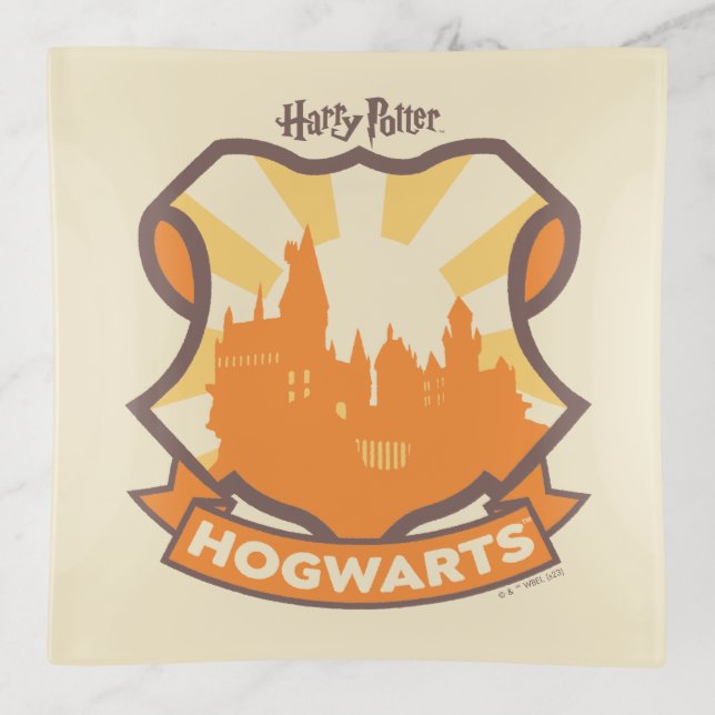 HARRY POTTER™ | Summer Magic HOGWARTS™ Crest Trinket Tray (Front)