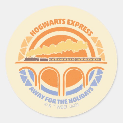 HARRY POTTER  Summer Magic HOGWARTS Express Classic Round Sticker