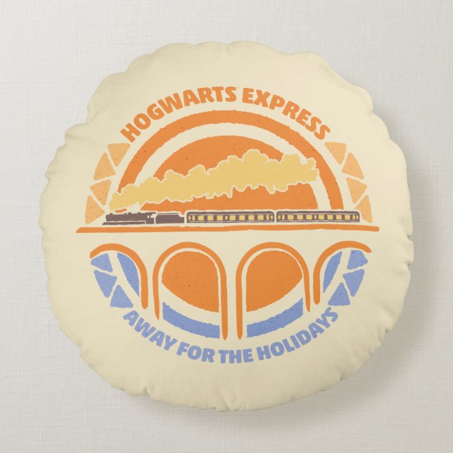 HARRY POTTER™ | Summer Magic HOGWARTS™ Express Round Pillow (Front)