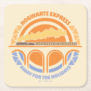 HARRY POTTER™   Summer Magic HOGWARTS™ Express Square Paper Coaster