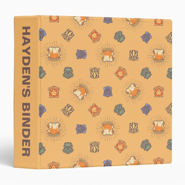 HARRY POTTER™ | Summer Magic HOGWARTS™ Pattern 3 Ring Binder (Front/Spine)