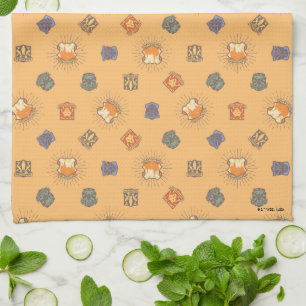 HARRY POTTER™ Summer Magic HOGWARTS™ Pattern Kitchen Towel