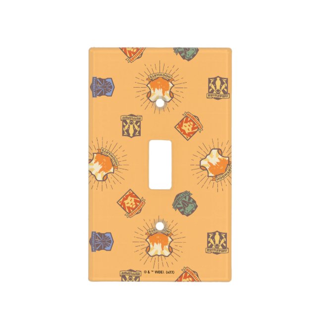 HARRY POTTER™ | Summer Magic HOGWARTS™ Pattern Light Switch Cover (Front)