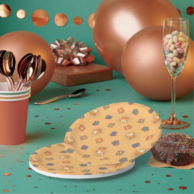 HARRY POTTER™ | Summer Magic HOGWARTS™ Pattern Paper Plates (Multi)