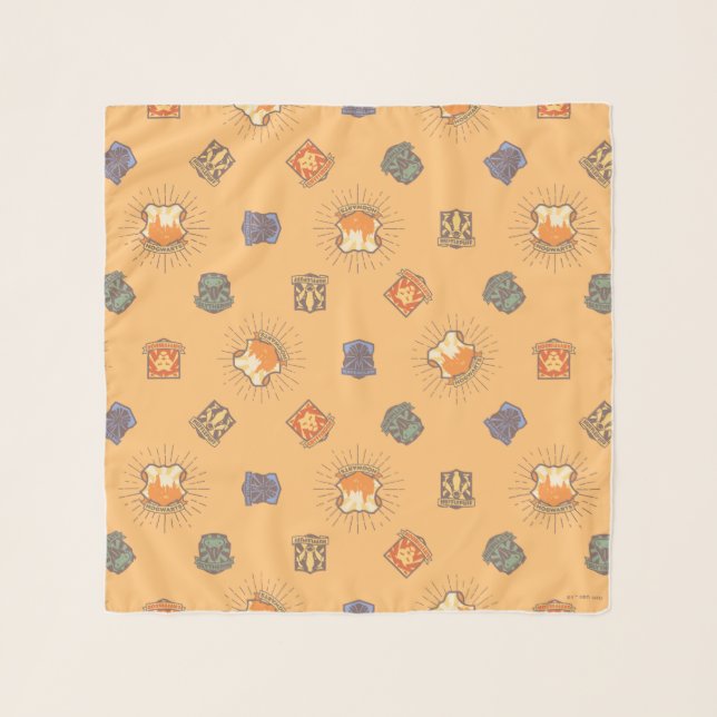 HARRY POTTER™ | Summer Magic HOGWARTS™ Pattern Scarf (Front)