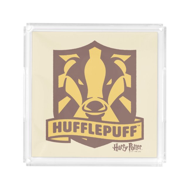 HARRY POTTER™ | Summer Magic HUFFLEPUFF™ Crest Acrylic Tray (Front)