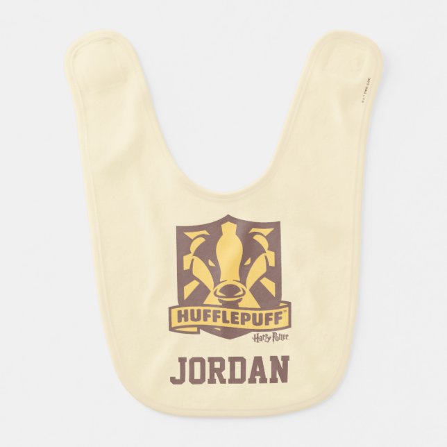 HARRY POTTER™ | Summer Magic HUFFLEPUFF™ Crest Baby Bib (Front)