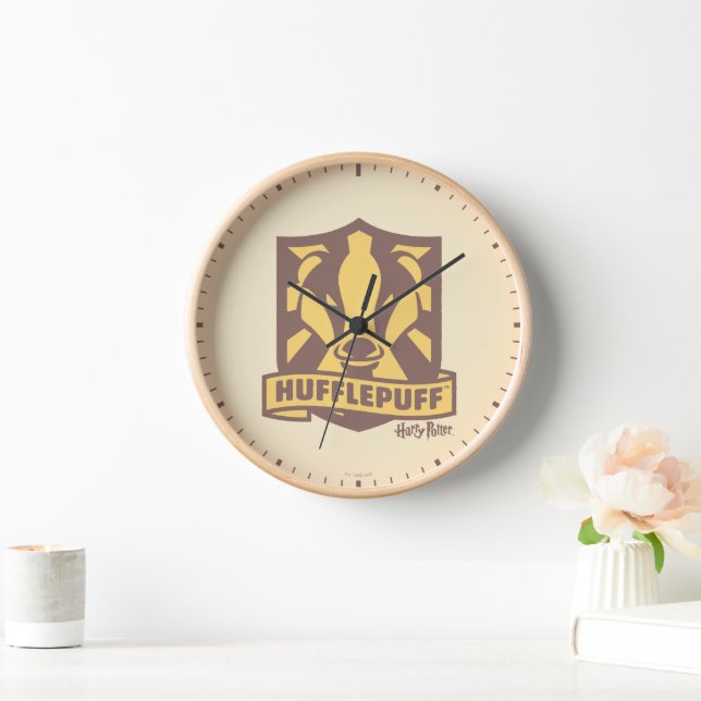 HARRY POTTER™ | Summer Magic HUFFLEPUFF™ Crest Clock (Home)