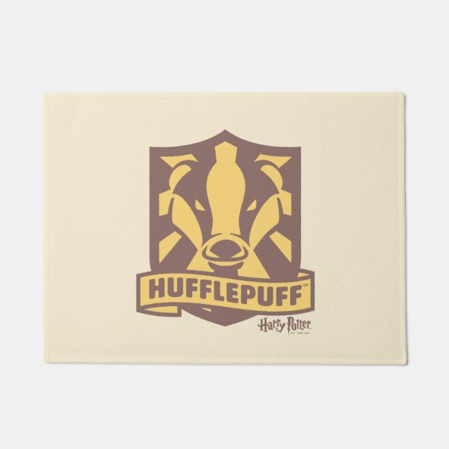 HARRY POTTER™ | Summer Magic HUFFLEPUFF™ Crest Doormat (Front)