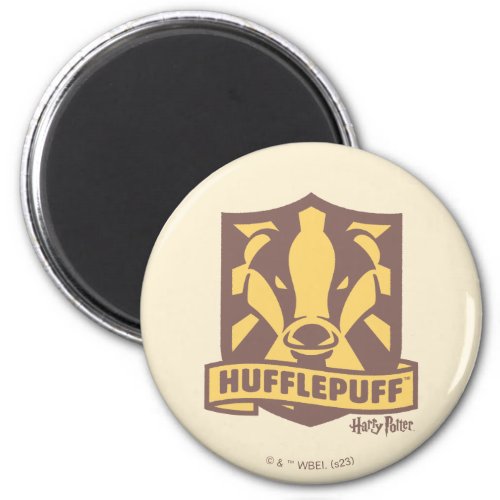 HARRY POTTER  Summer Magic HUFFLEPUFF Crest Magnet